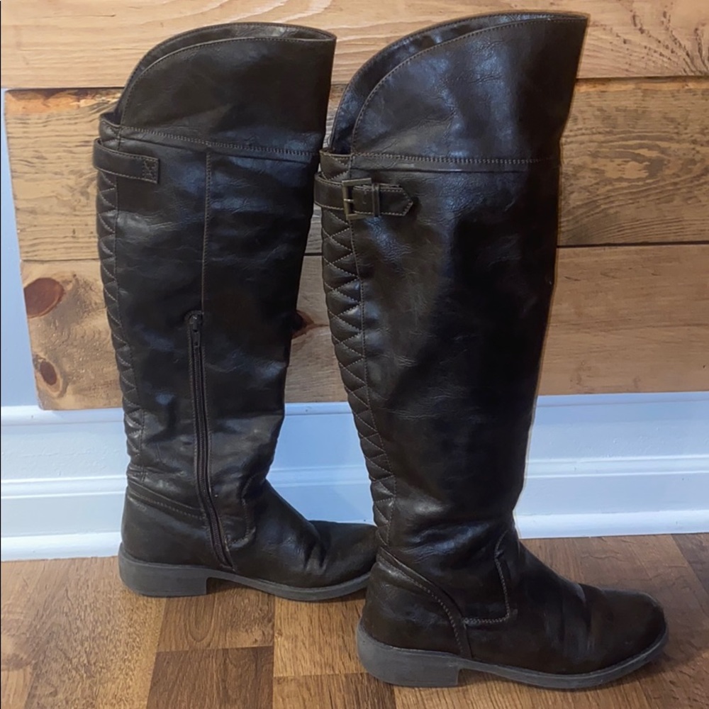 Diba Brown Riding Boots